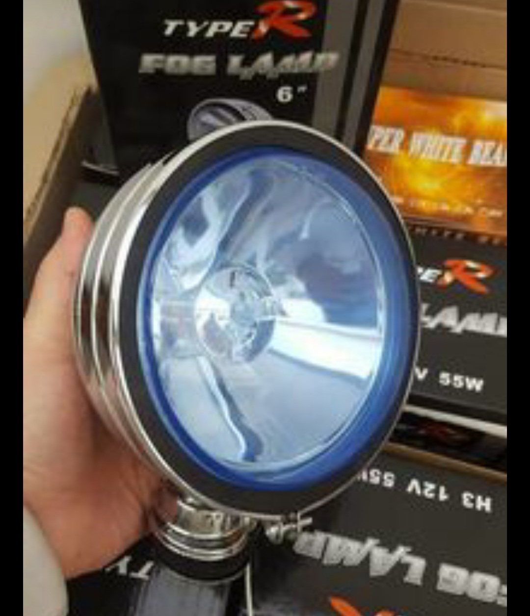 Faro auxiliar halogeno 6 pulgada Celeste 